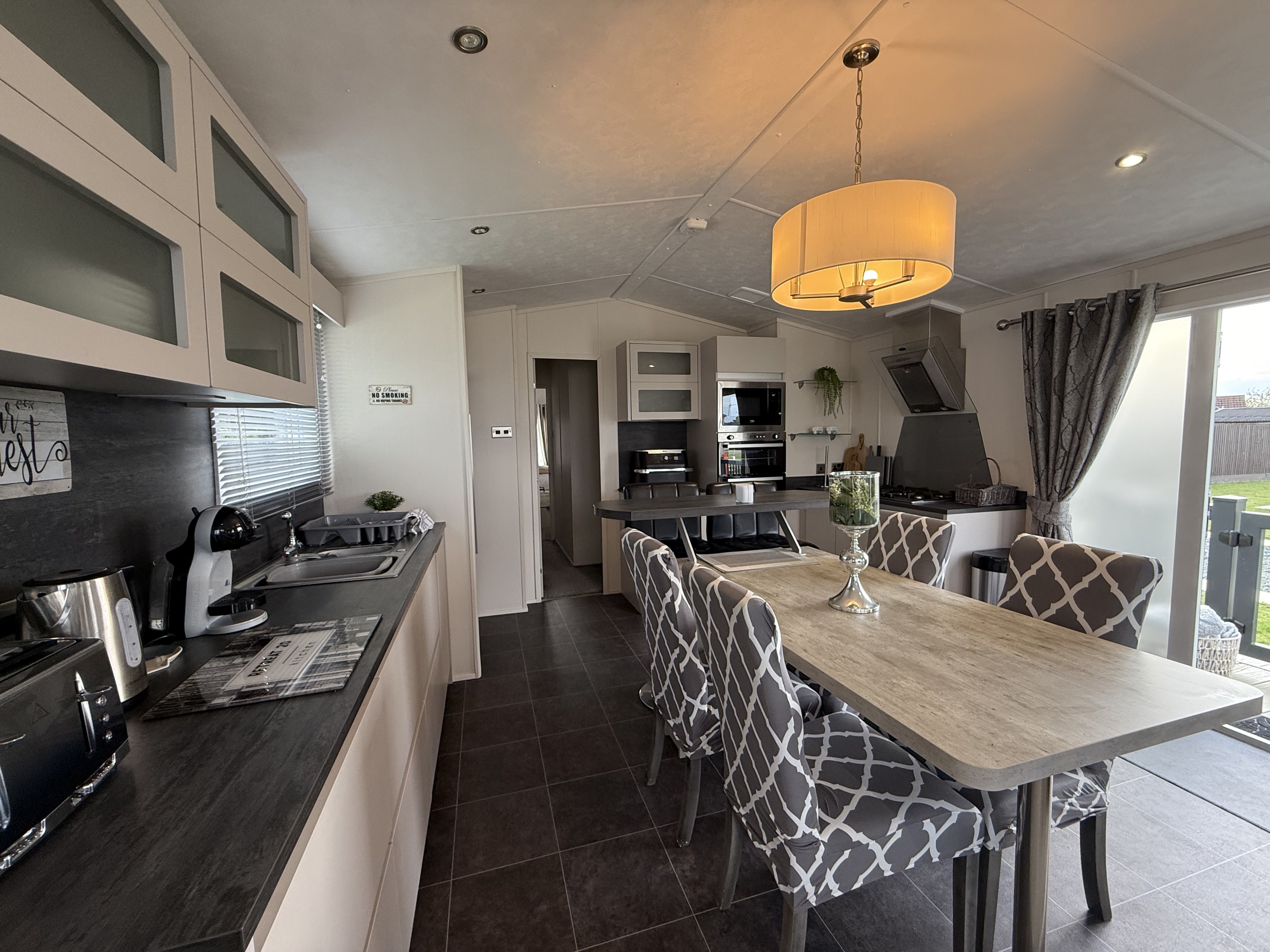 Skegness Retreats modern caravan interior